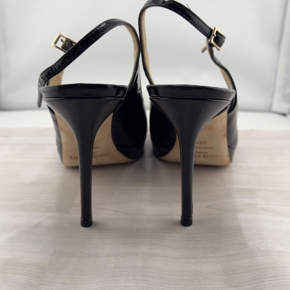 Jimmy Choo Black Heels with Slingback Strap - Picture 4 of 6